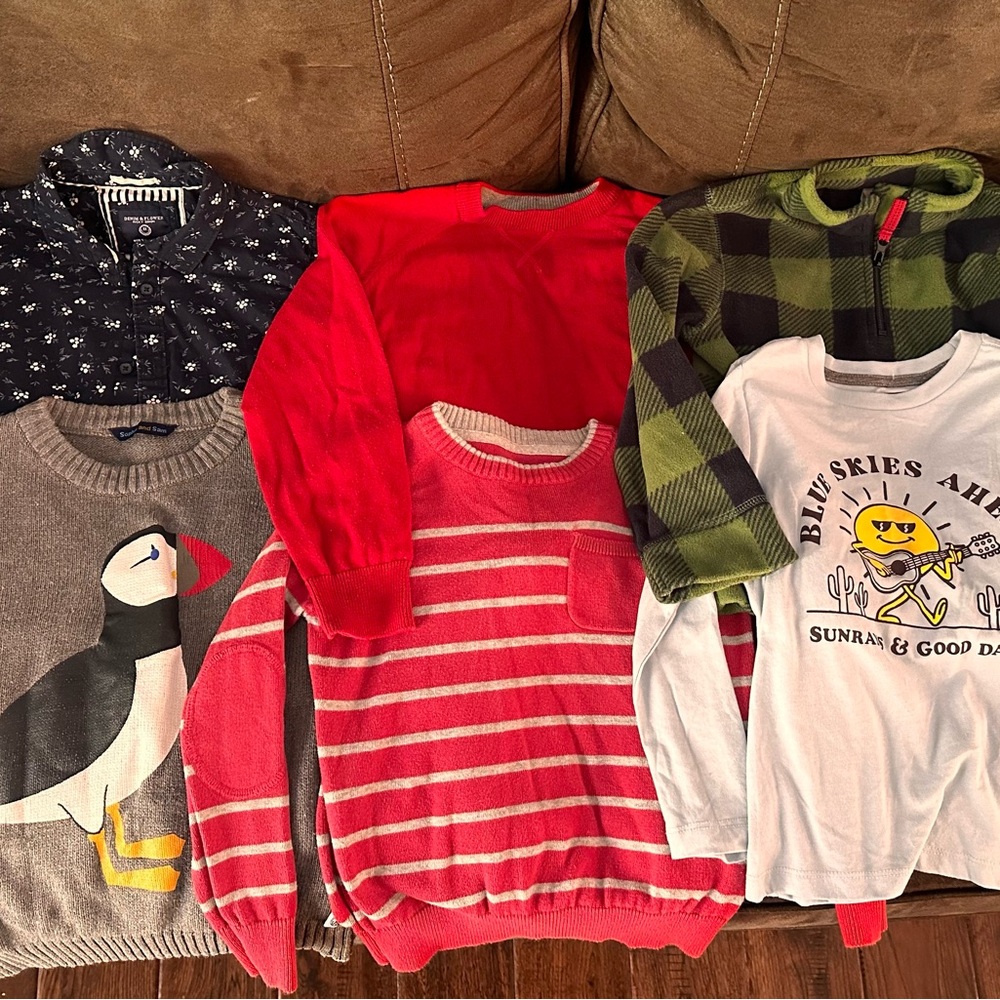 Boys Size 5 Long-Sleeve Bundle